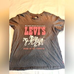 Levi's Charcoal Tee with Logo